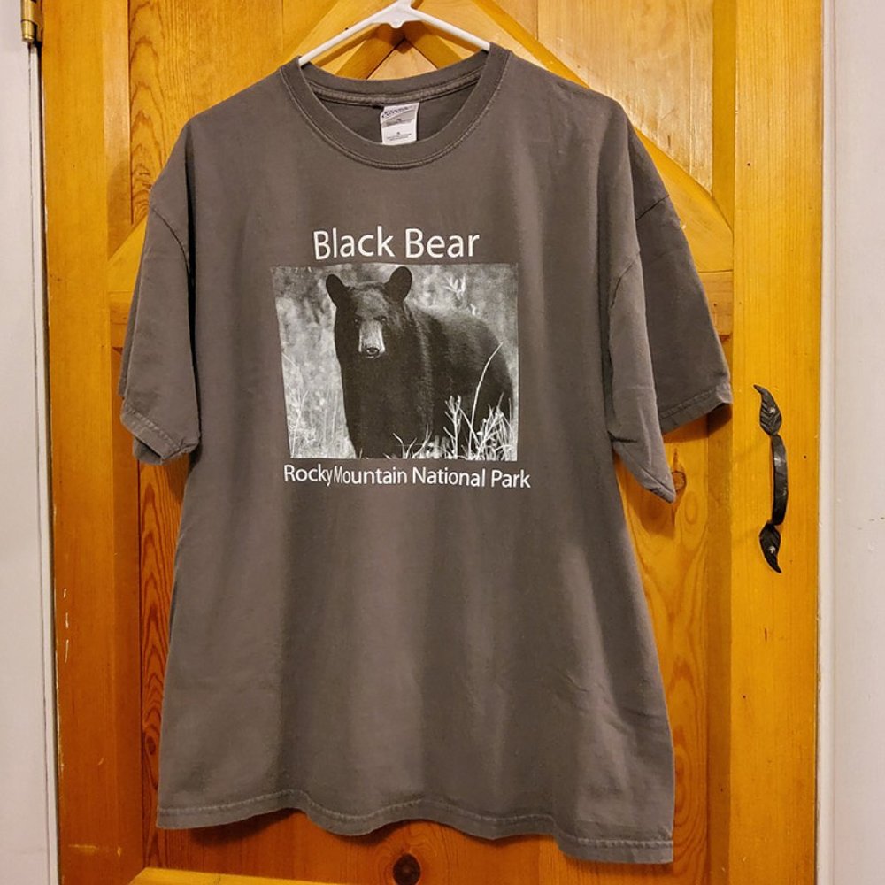 Gildan Gray Short Sleeve Bear Tee